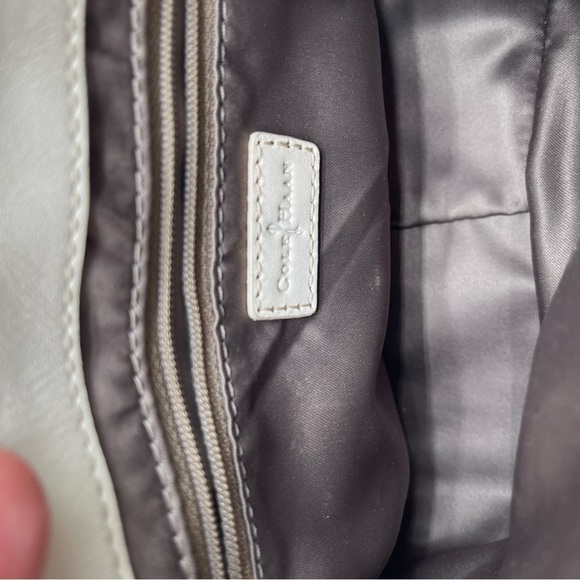 Cole Haan Cream Python Snake Turn Lock Small Crossbody Bag BLEMISH - Picture 10 of 10